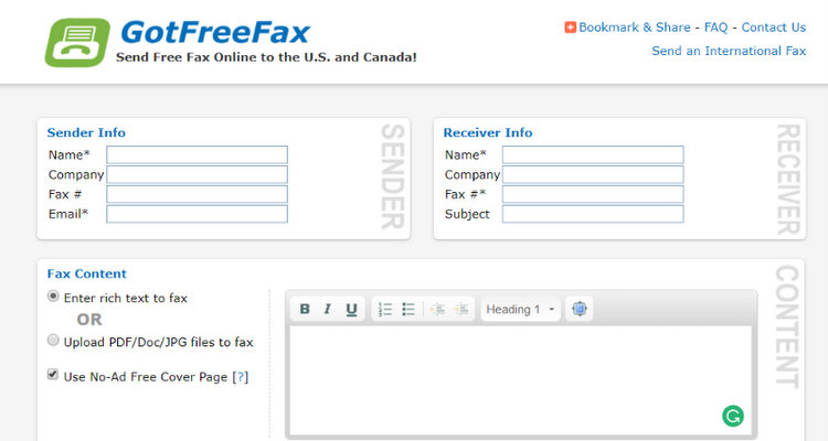 Best Free Online Fax Services GotFreeFax
