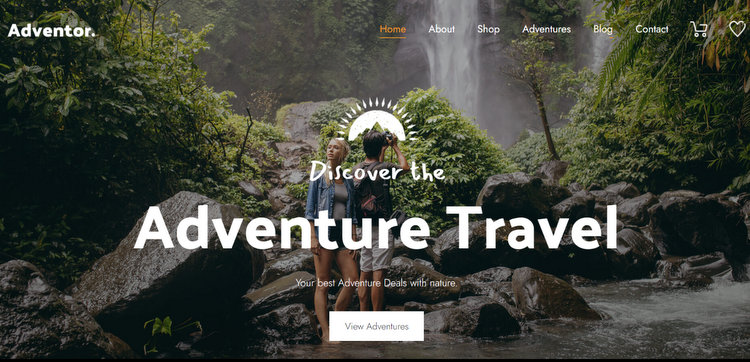 Adventor Tourism Theme WordPress Theme