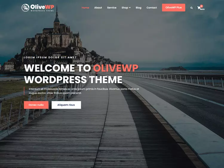 OliveWP Corporate WordPress Theme