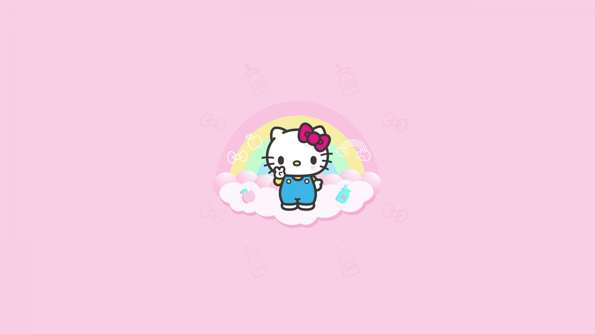 Hello Kitty Minimalist Wallpaper