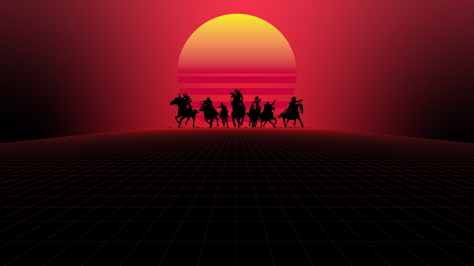 Red Dead Redemption 2 Minimalist Wallpaper