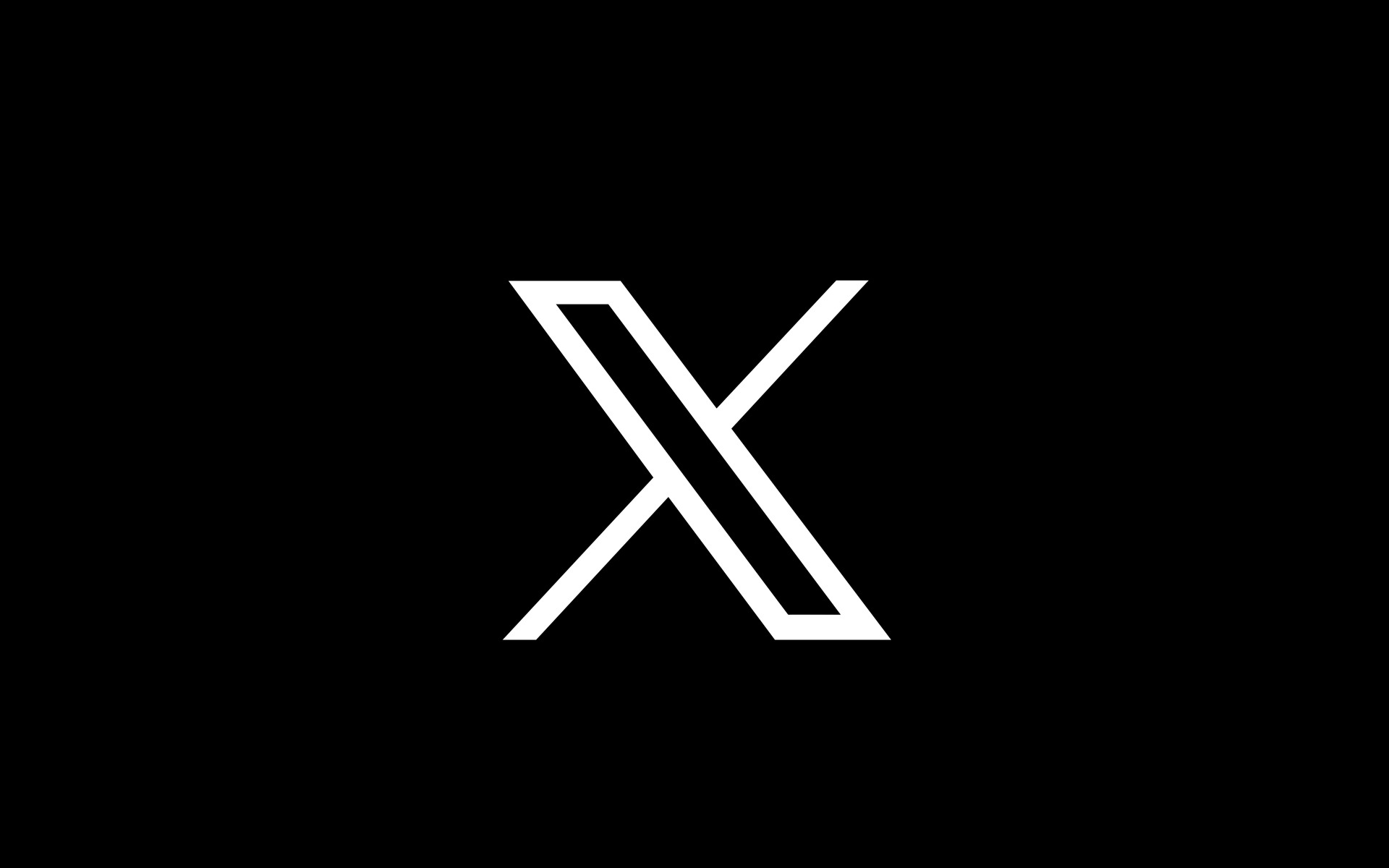 Twitter X New Logo Elon Musk 2023 Design