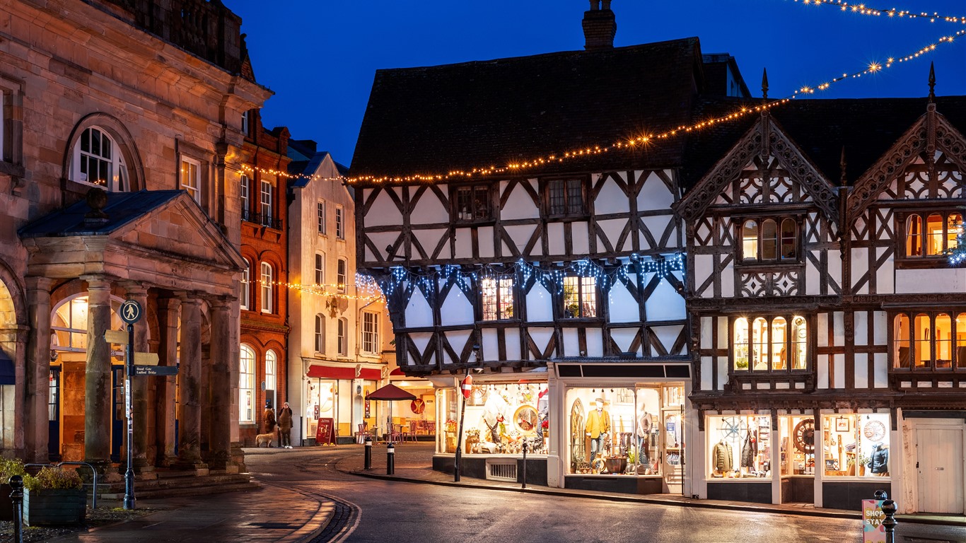 Christmas Lights Ludlow Shropshire