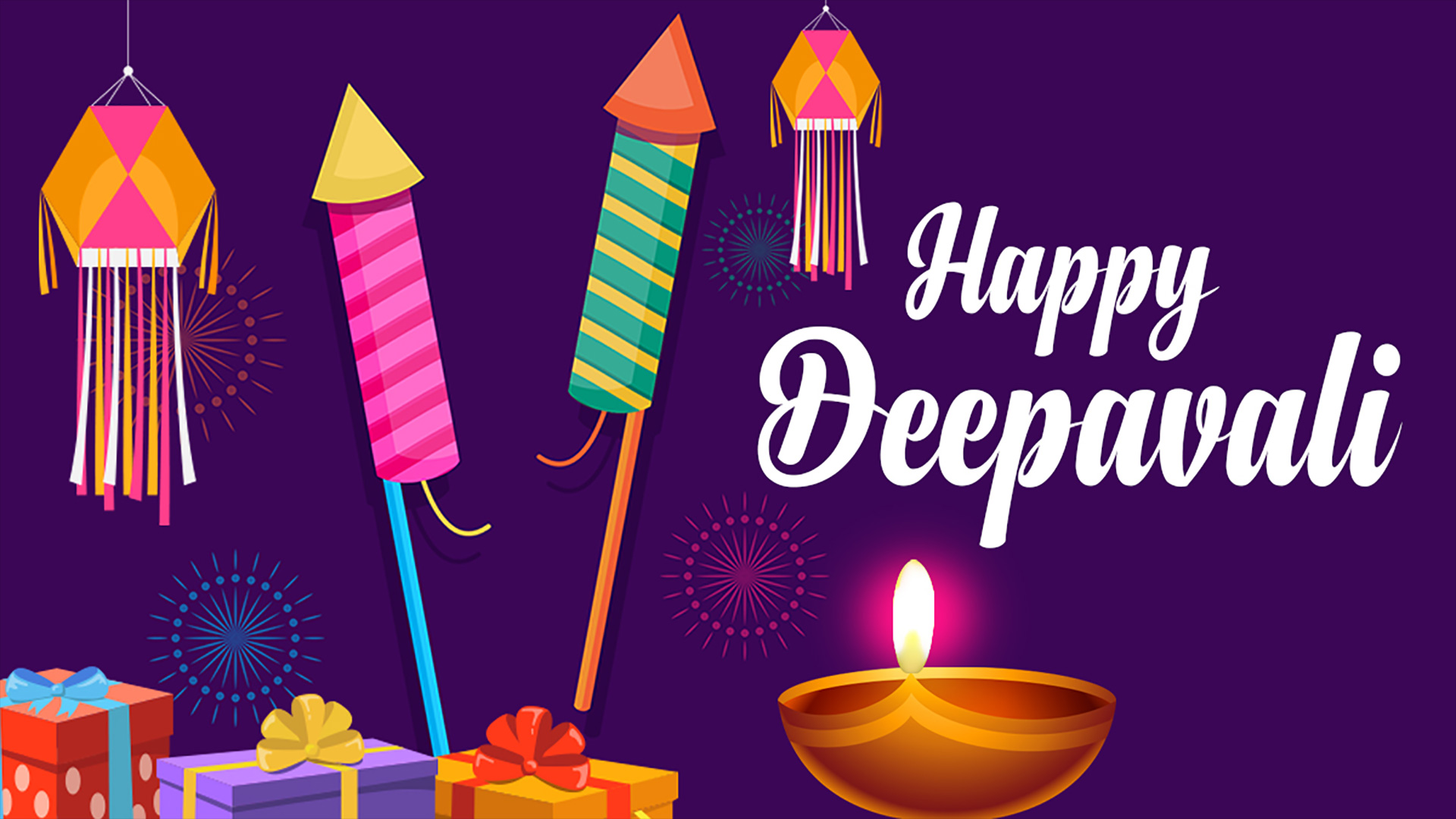 Happy Deepavali HD Wallpaper