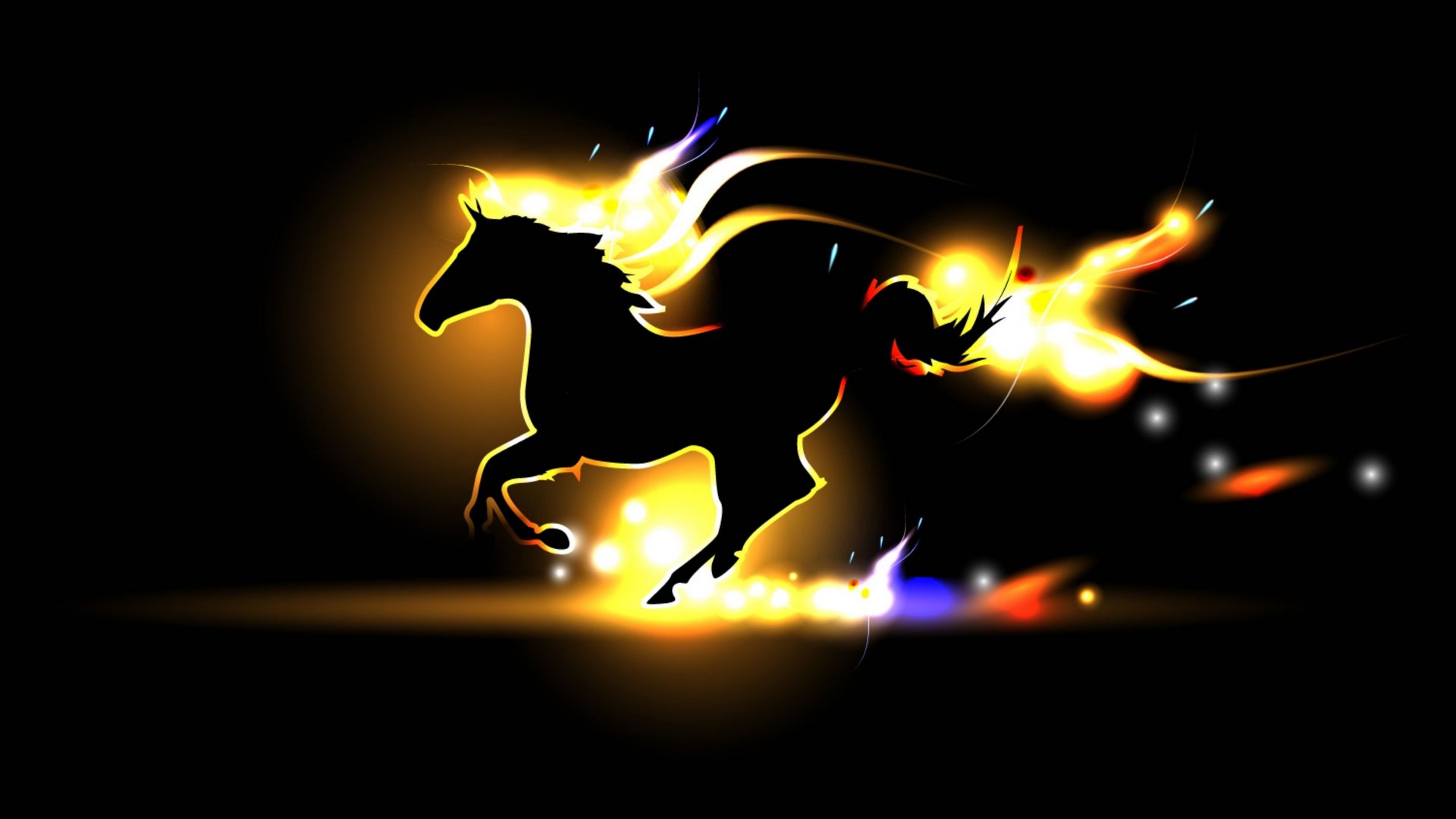 Fire Horse Background Picture 12
