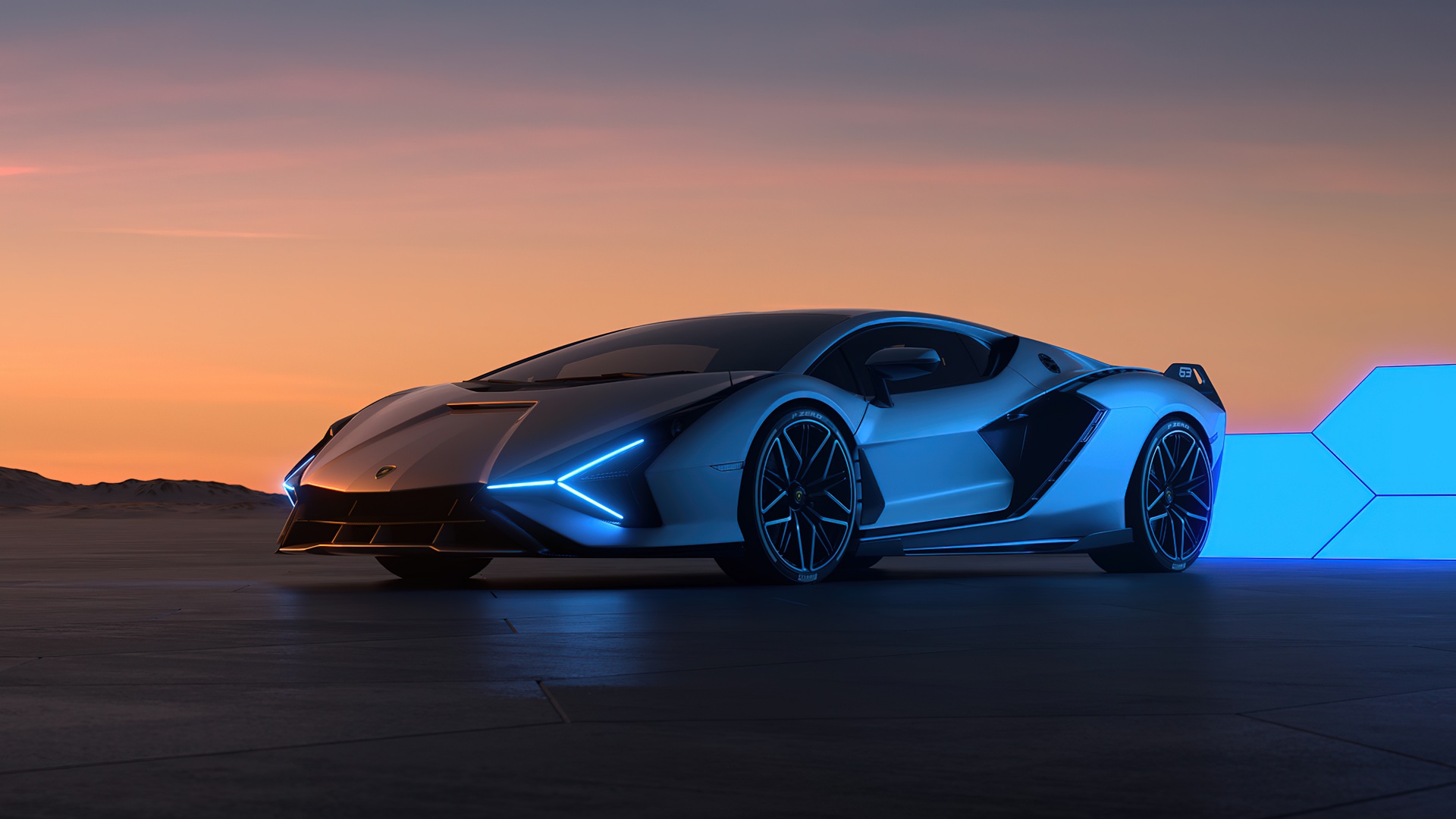 Lamborghini Sian CGI Wallpaper