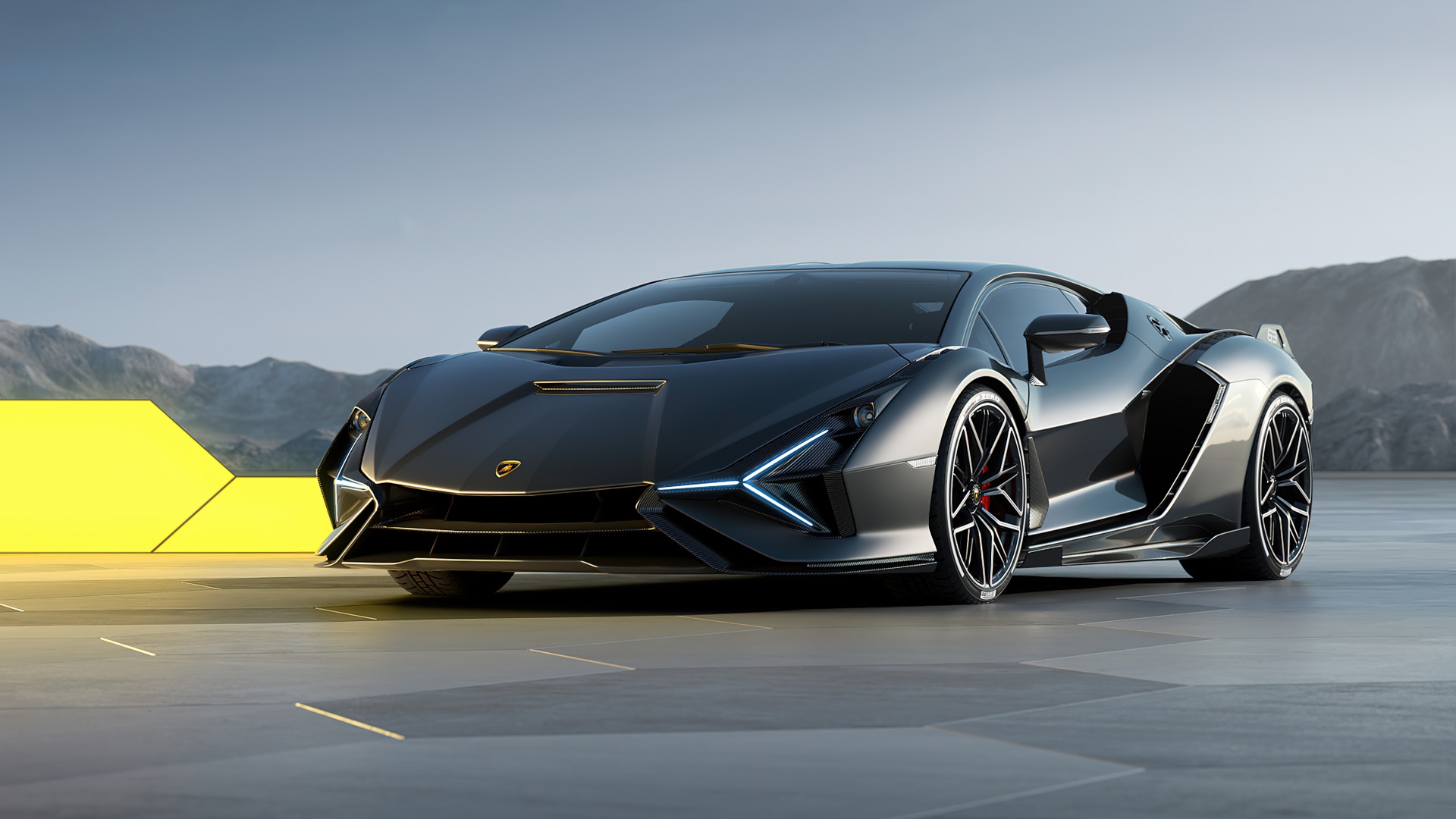 Lamborghini Sián FKP 37 CGI Wallpaper