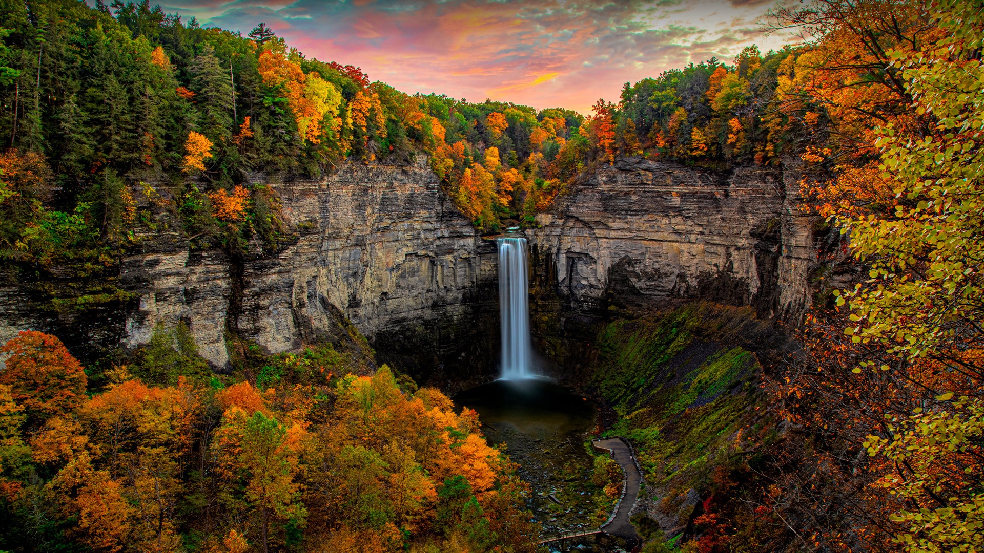 Taughannock Falls Trumansburg New York USA