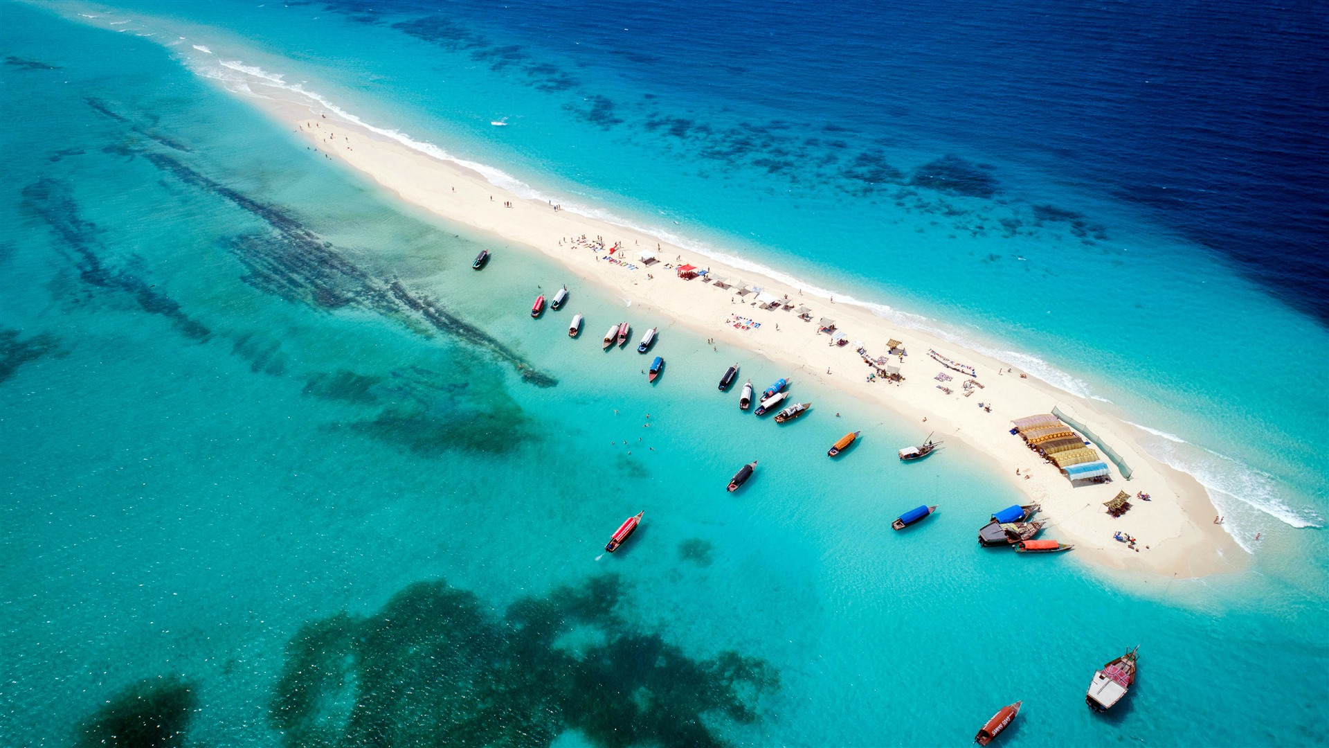 Sand Bar Nakupenda Beach Zanzibar Tanzania