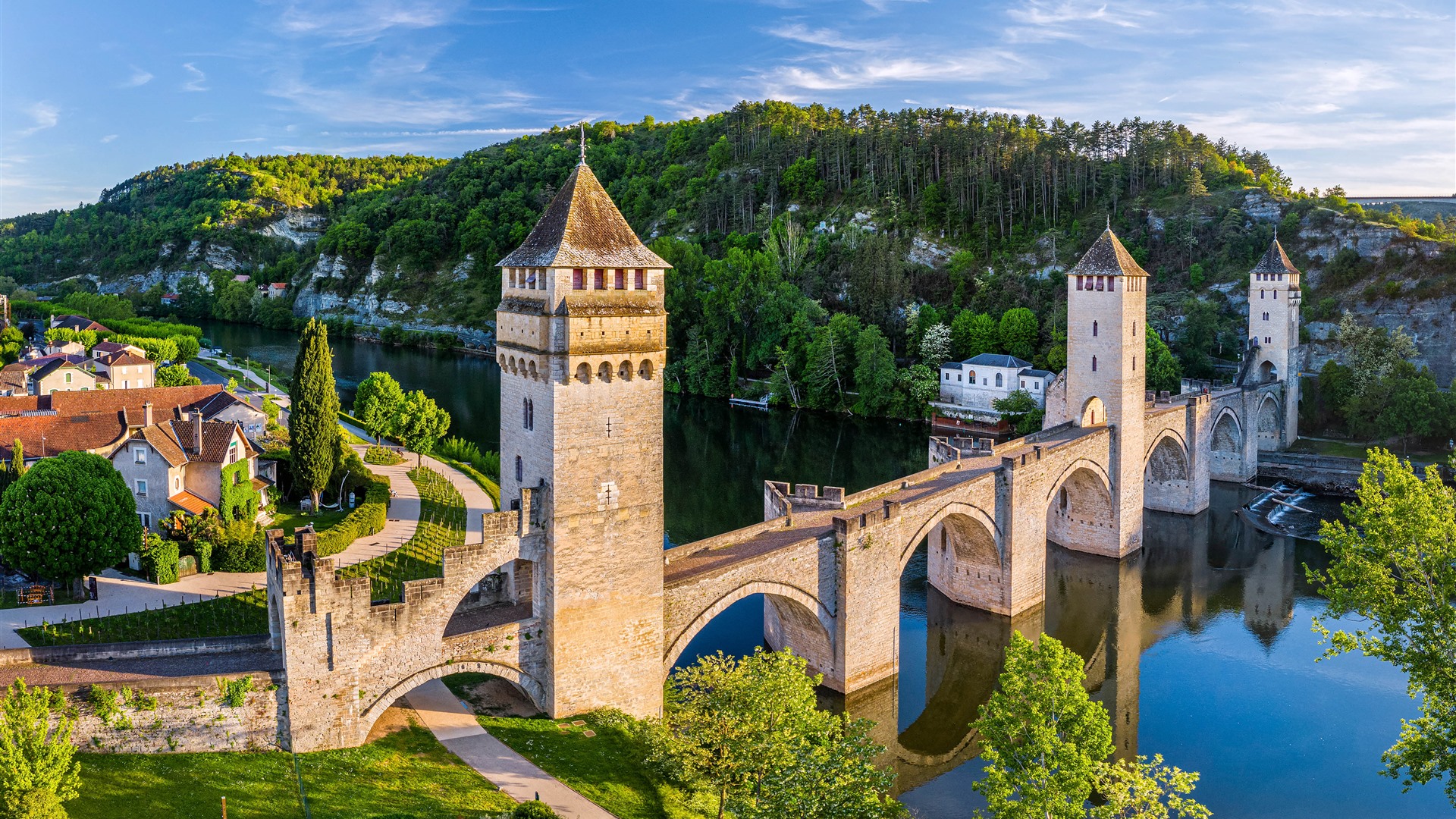 Pont Valentre bridge Cahors France 