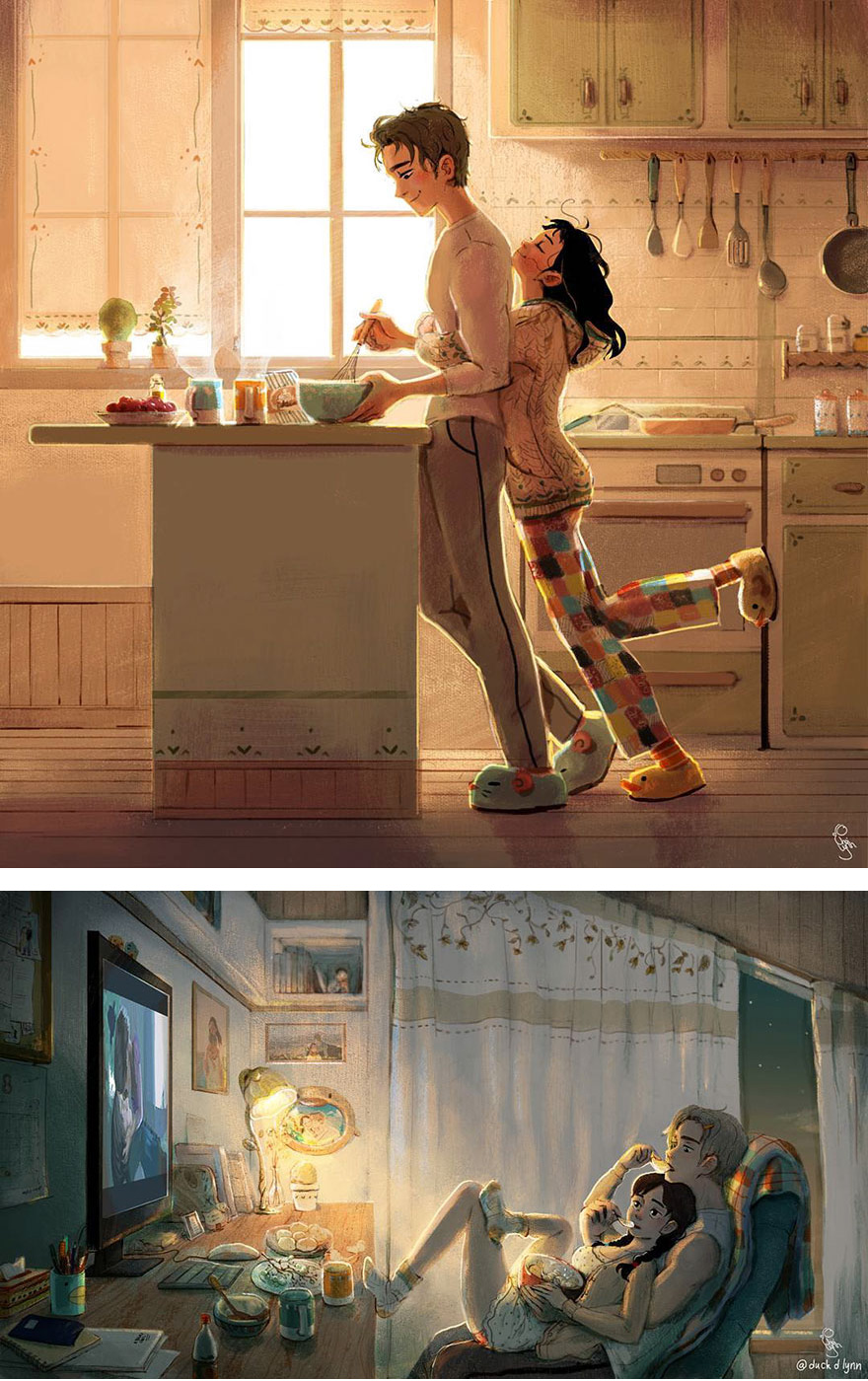 7 Sweet Illustrations Prove That Love Is In The Little Things