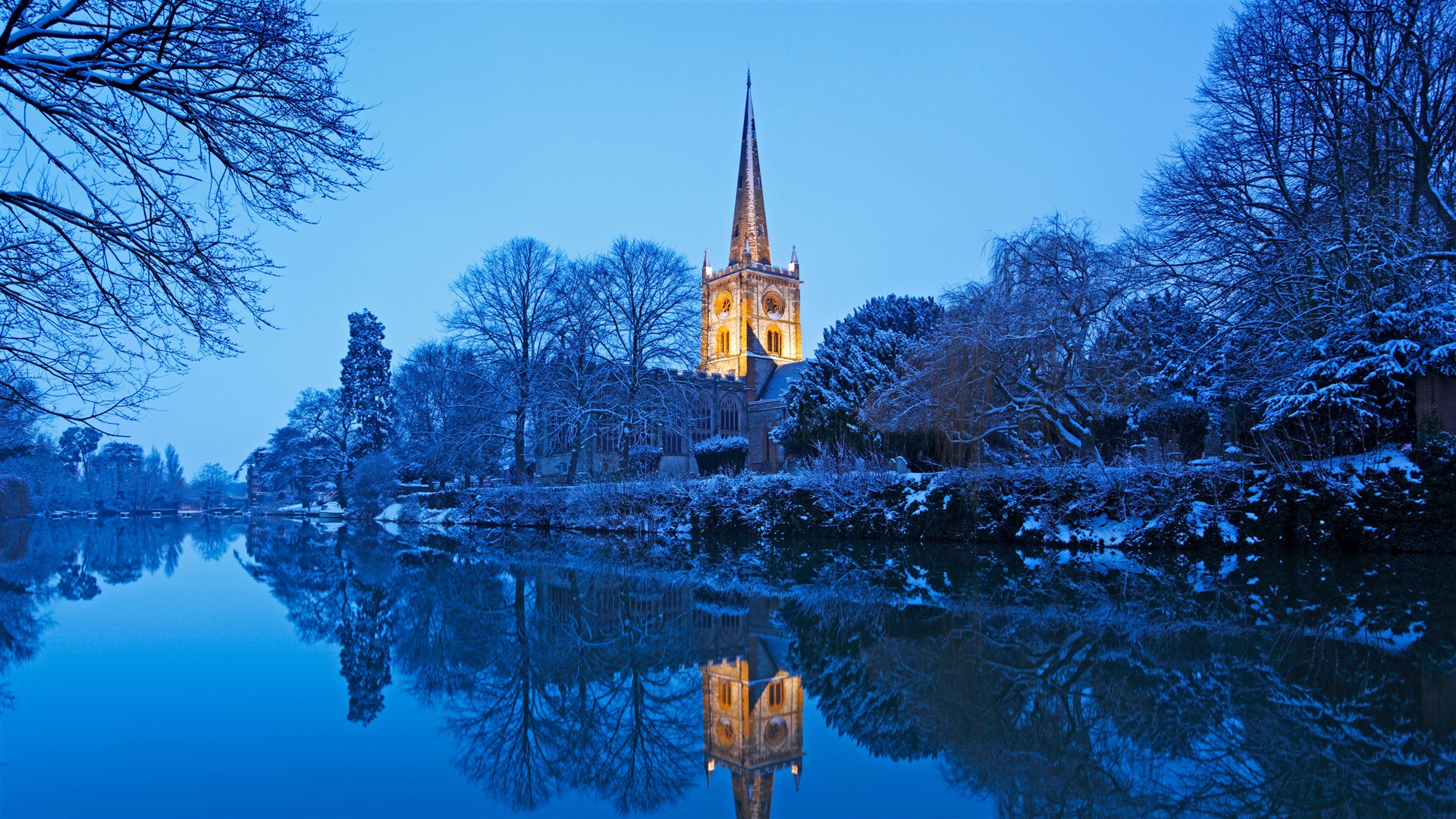 Holy Trinity Church England Photo Wallpaper 1920x1080 