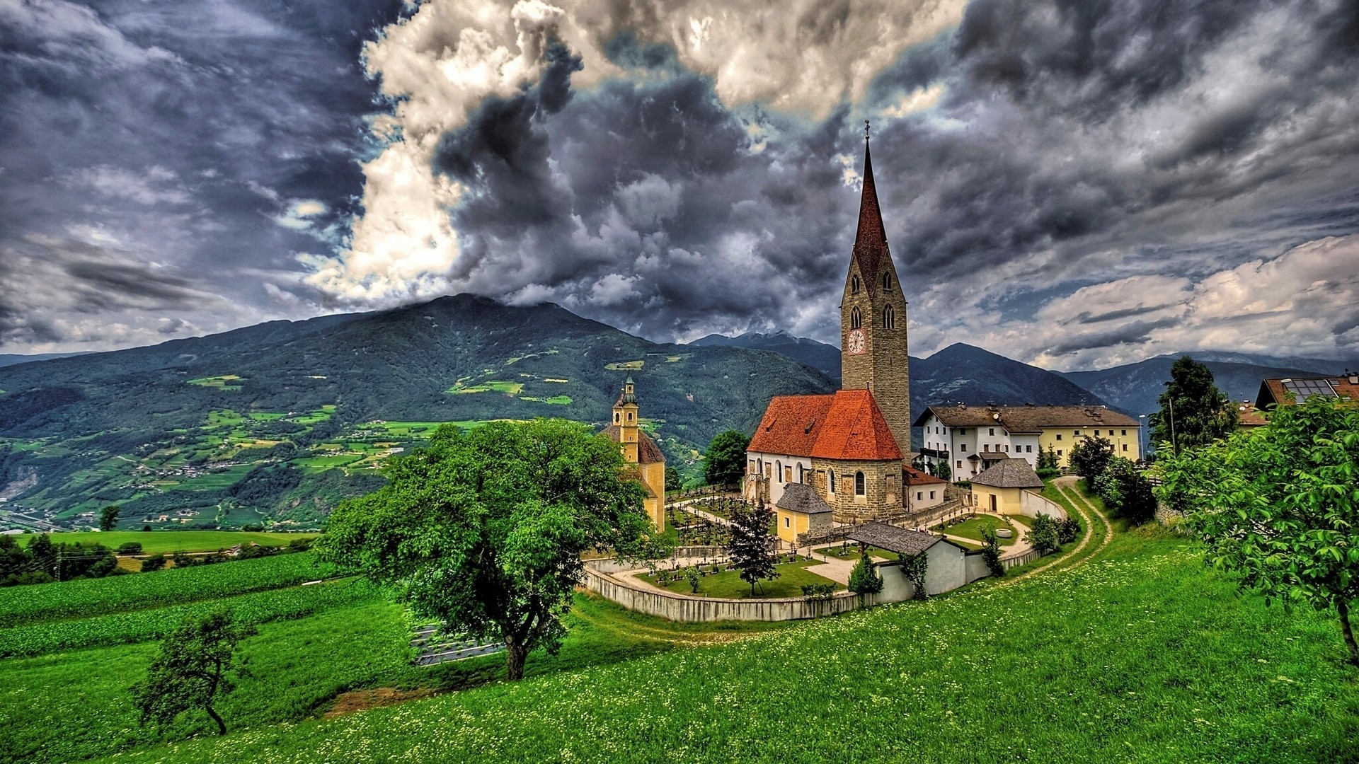 Saint Michael Church Brixen Wallpaper