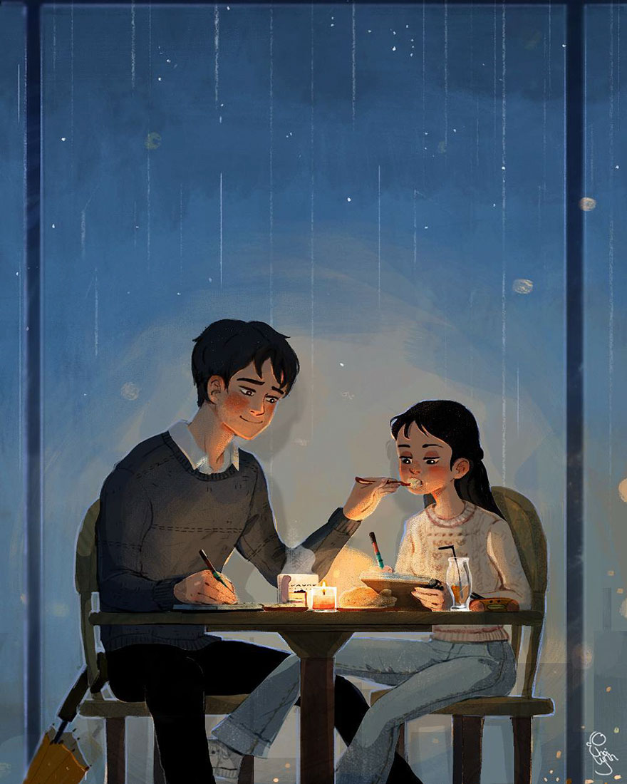 7 Sweet Illustrations Prove That Love Is In The Little Things