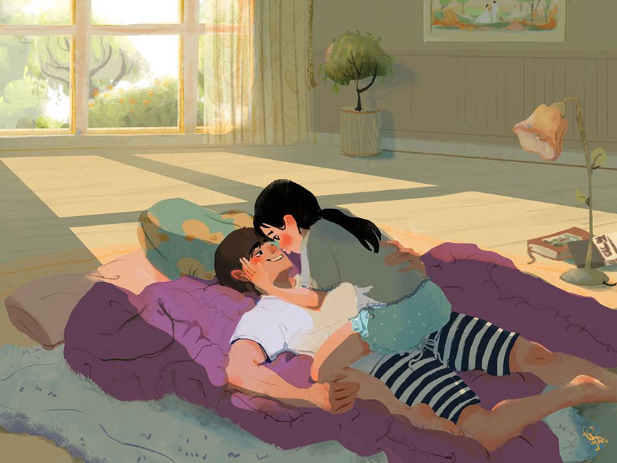 7 Sweet Illustrations Prove That Love Is In The Little Things