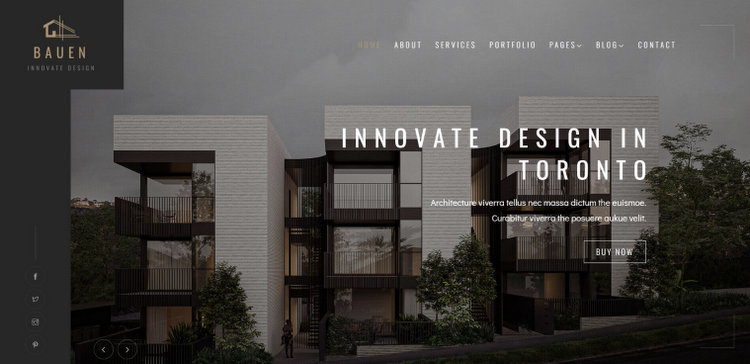 BAUEN Architecture Interior WordPress Theme