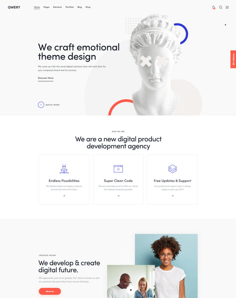 Qwery Multi-Purpose Business WordPress Theme