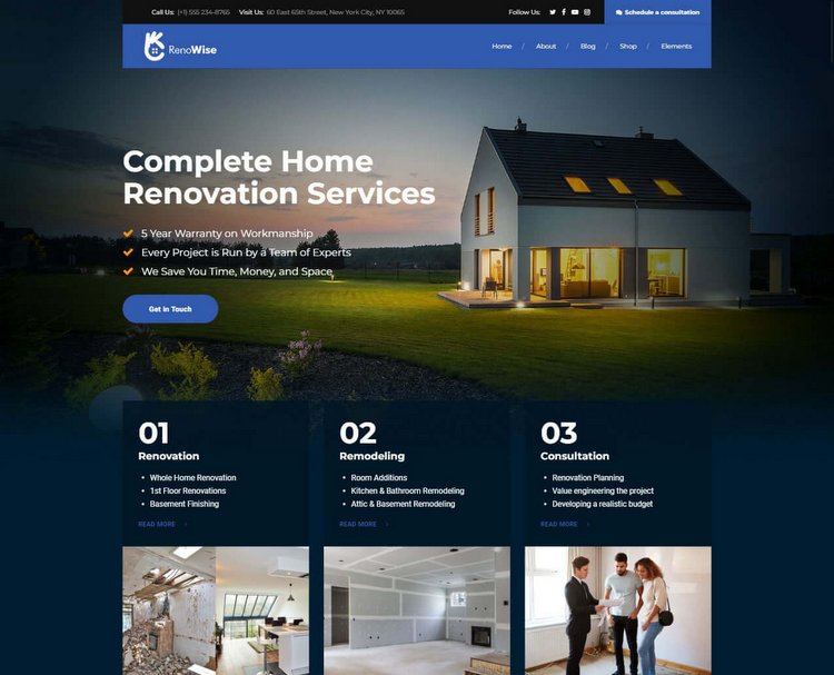 RenoWise WP Building Theme