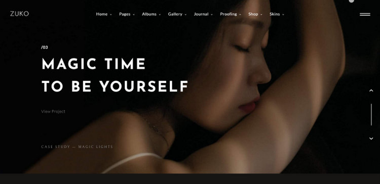 Zuko Photography WP Theme