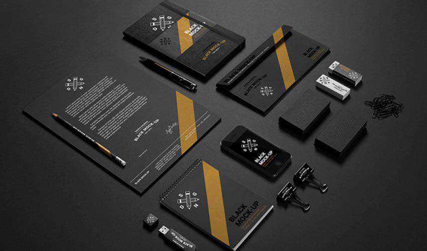 Business Stationery Mockup PSD