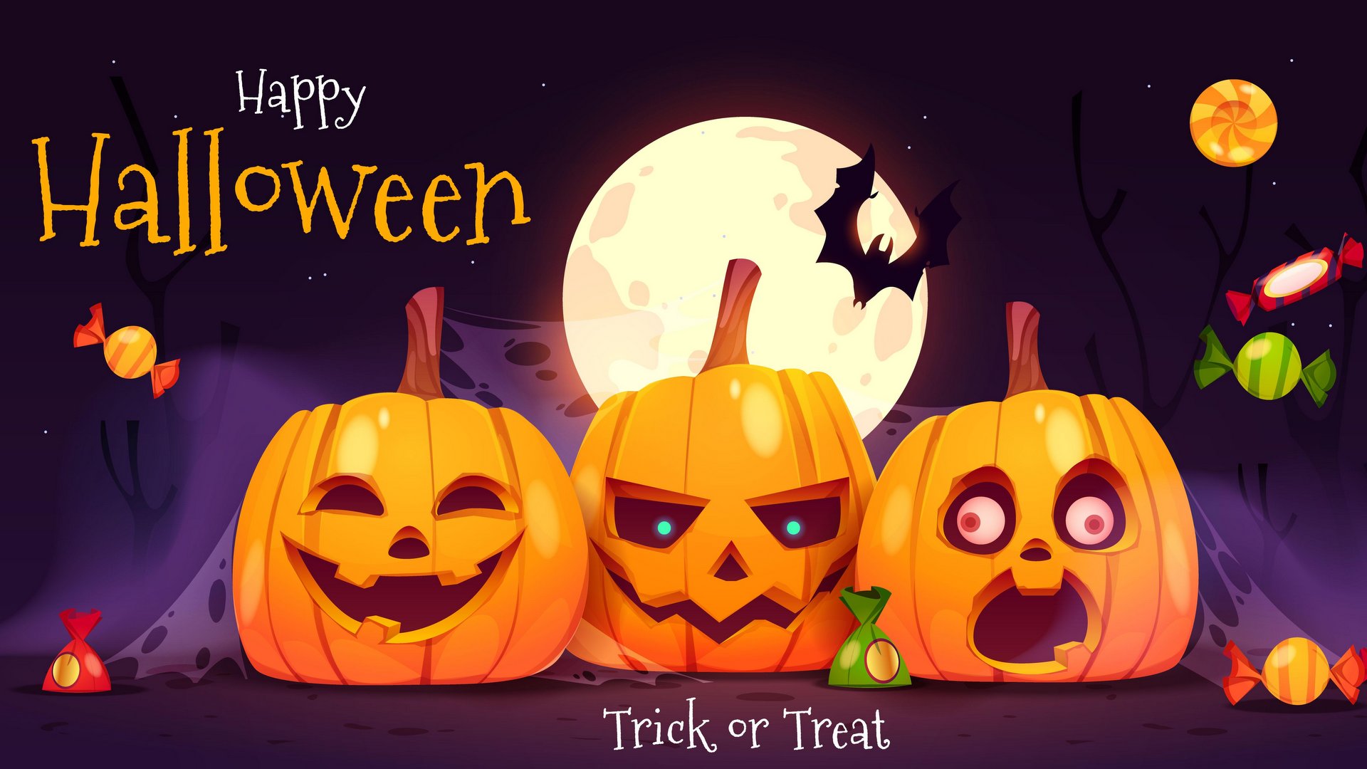 Happy Halloween HD Wallpaper 1080p