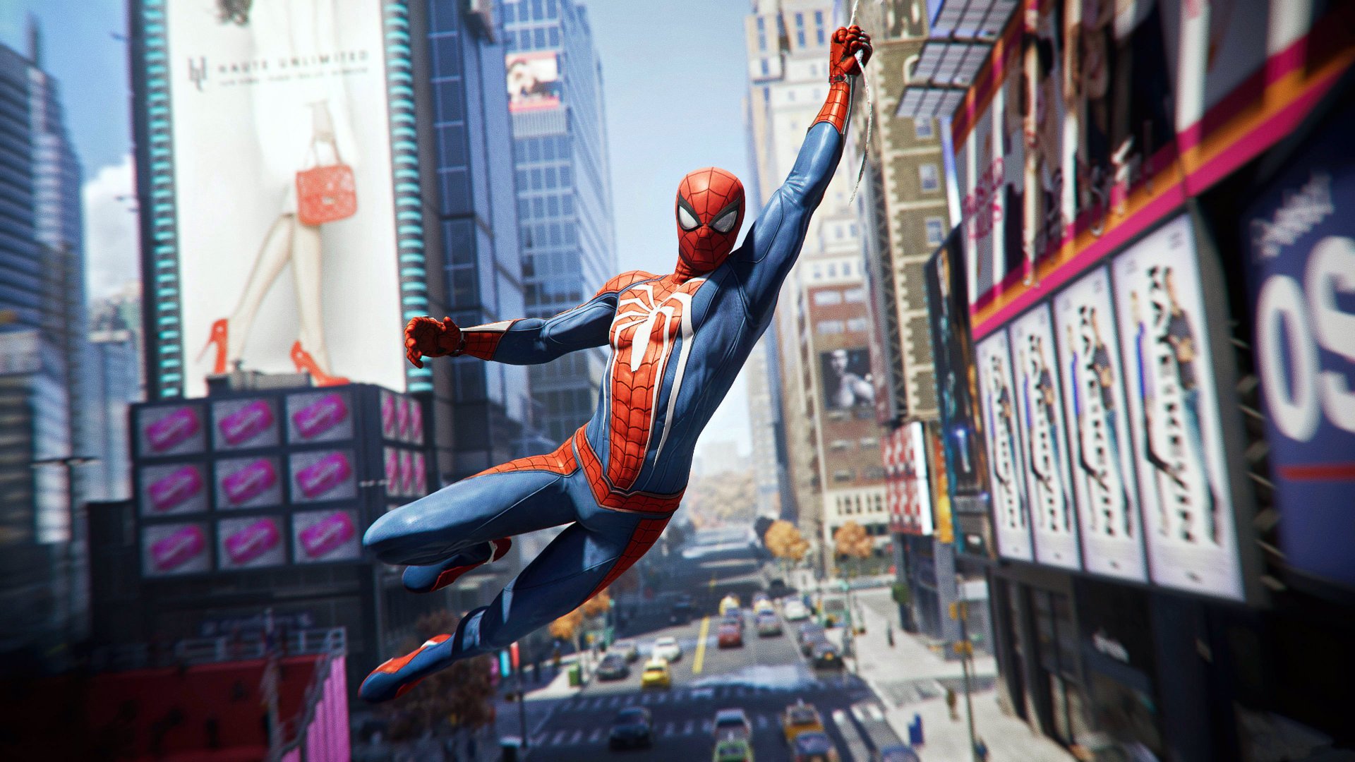 Spiderman ps4 game wallpaper for desktop